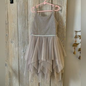 Cat & Jack sparkling dress. Champagne in color. Size: M (7-8).